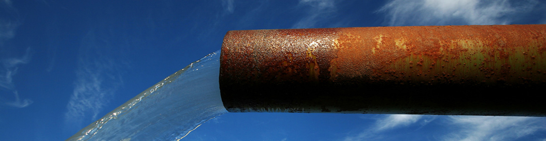Rainwater outlet pipe leak detection Aquilar